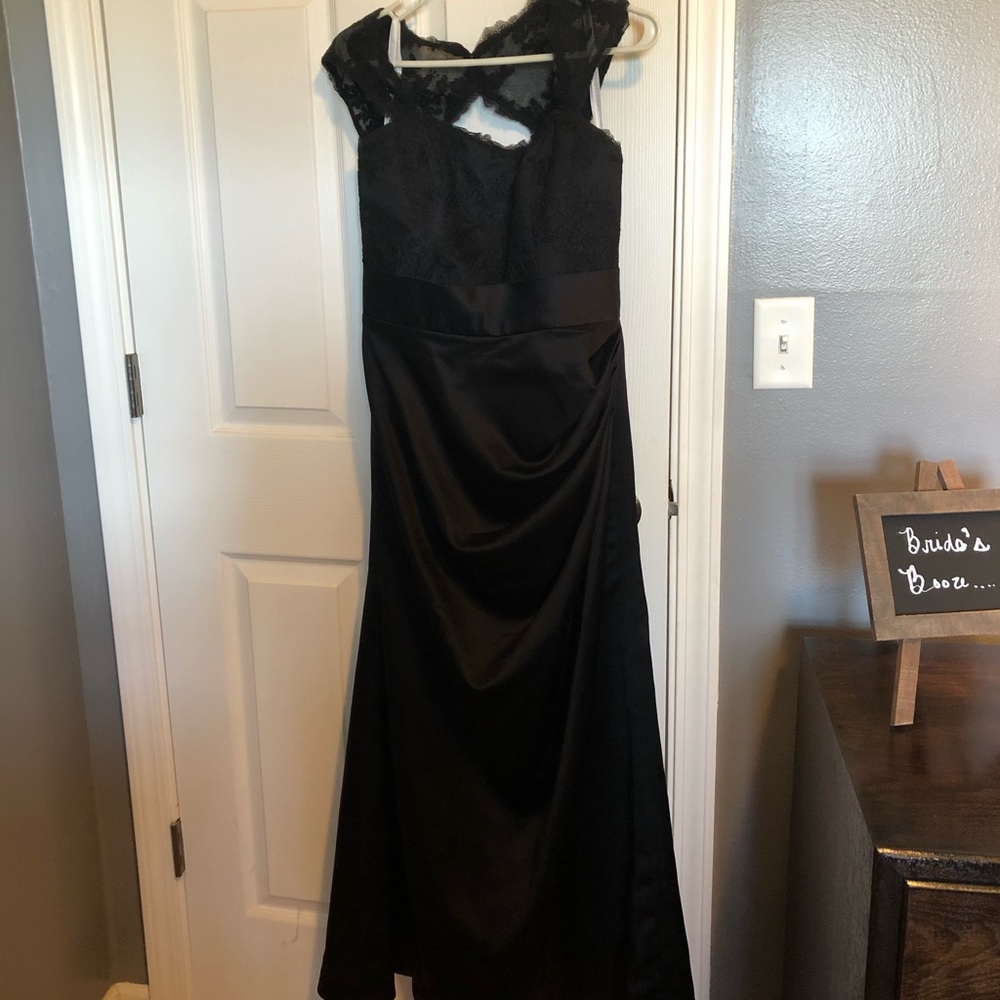 Long black formal dress